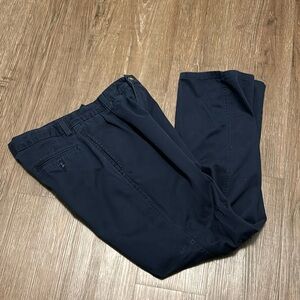 Chaps Boys Size 18 Navy Blue Slacks Regular